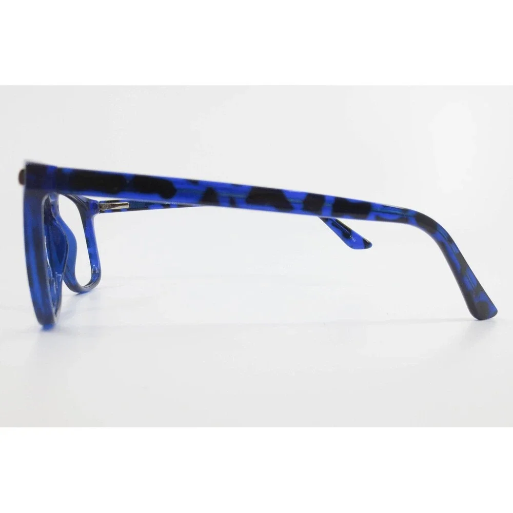 Otis + Grey OG 7013 BL Blue Tortoise Square Eyeglass Frames 52-17-140